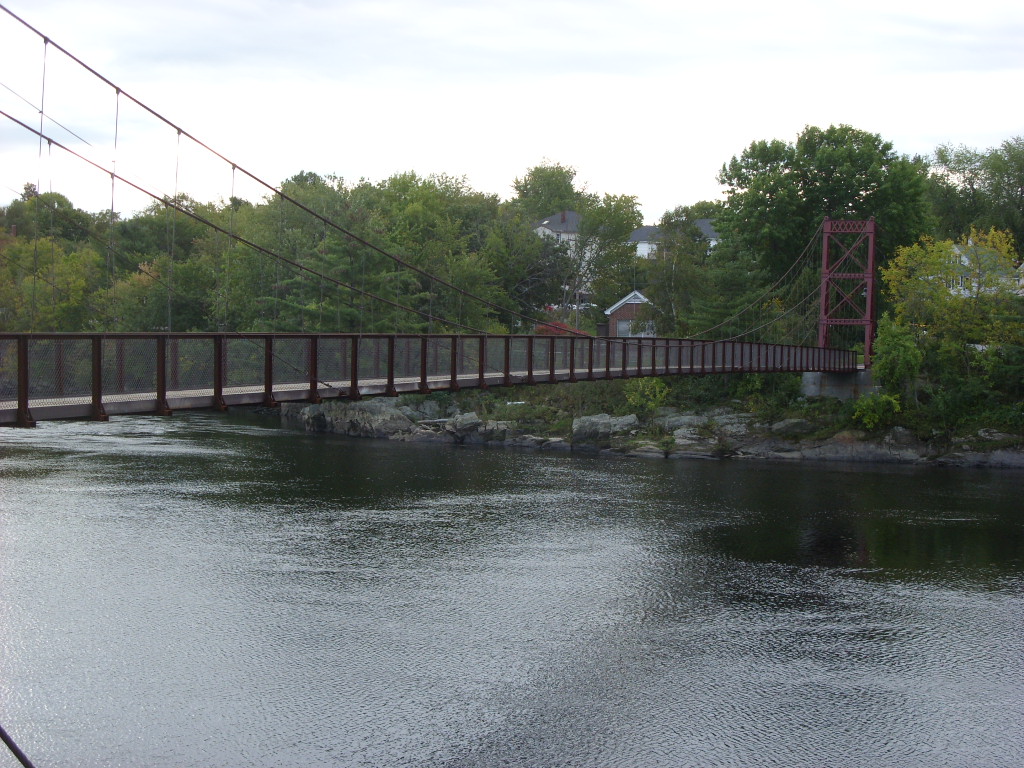 Androscoggin Swinging Bridge, Cumberland County, Maine