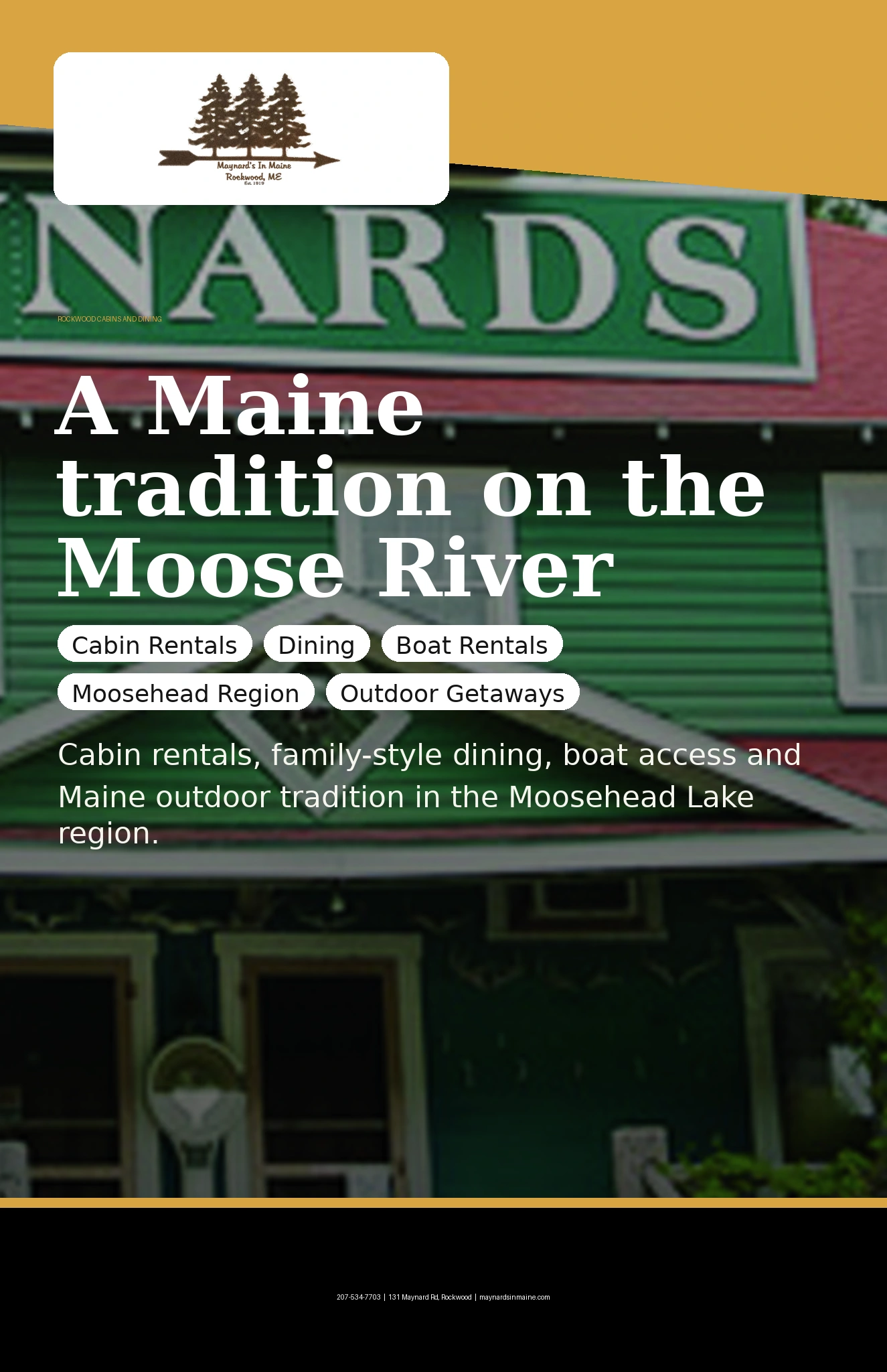 Maynard's In Maine — 1