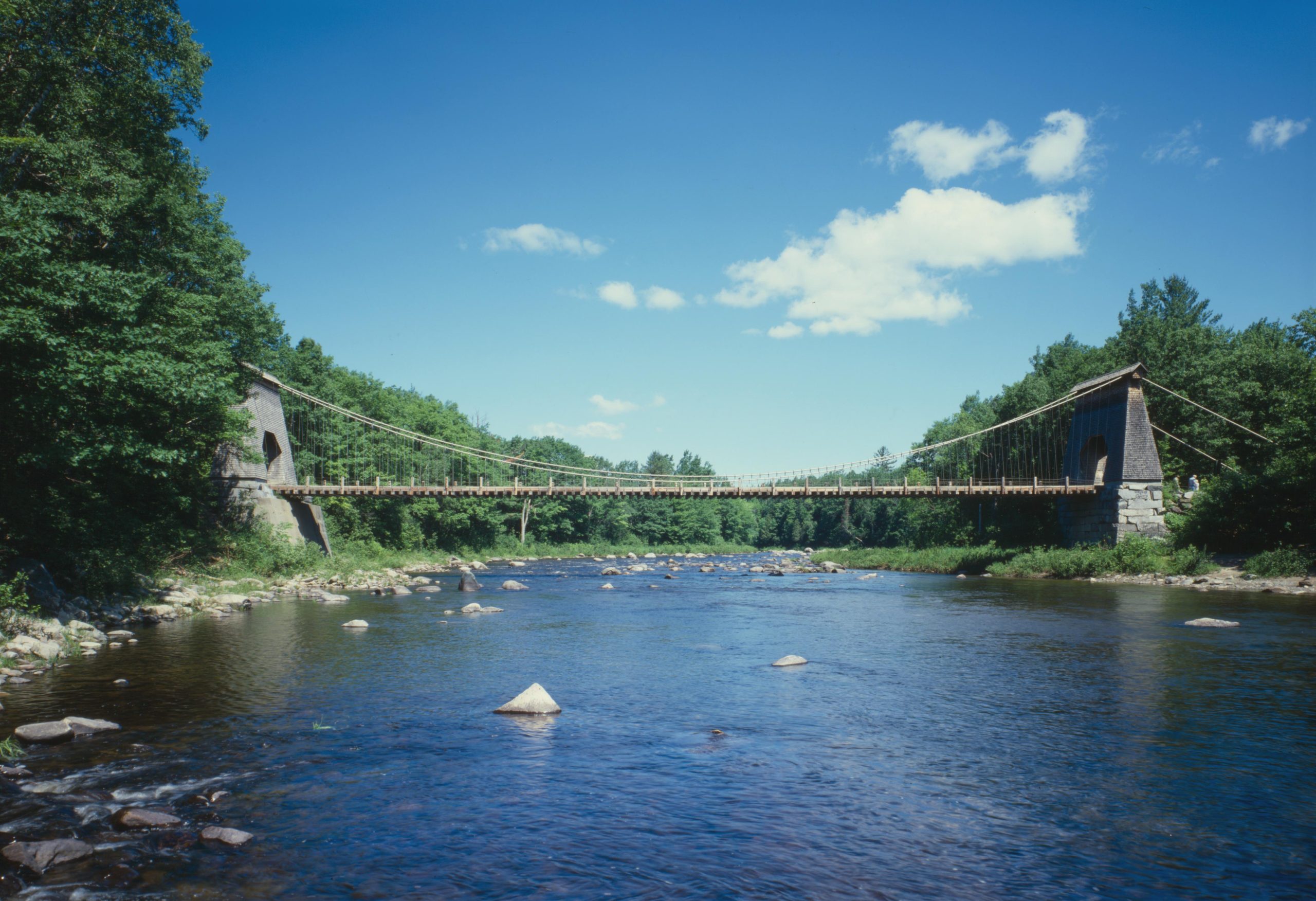 New Portland Wire Bridge, Somerset County, Maine