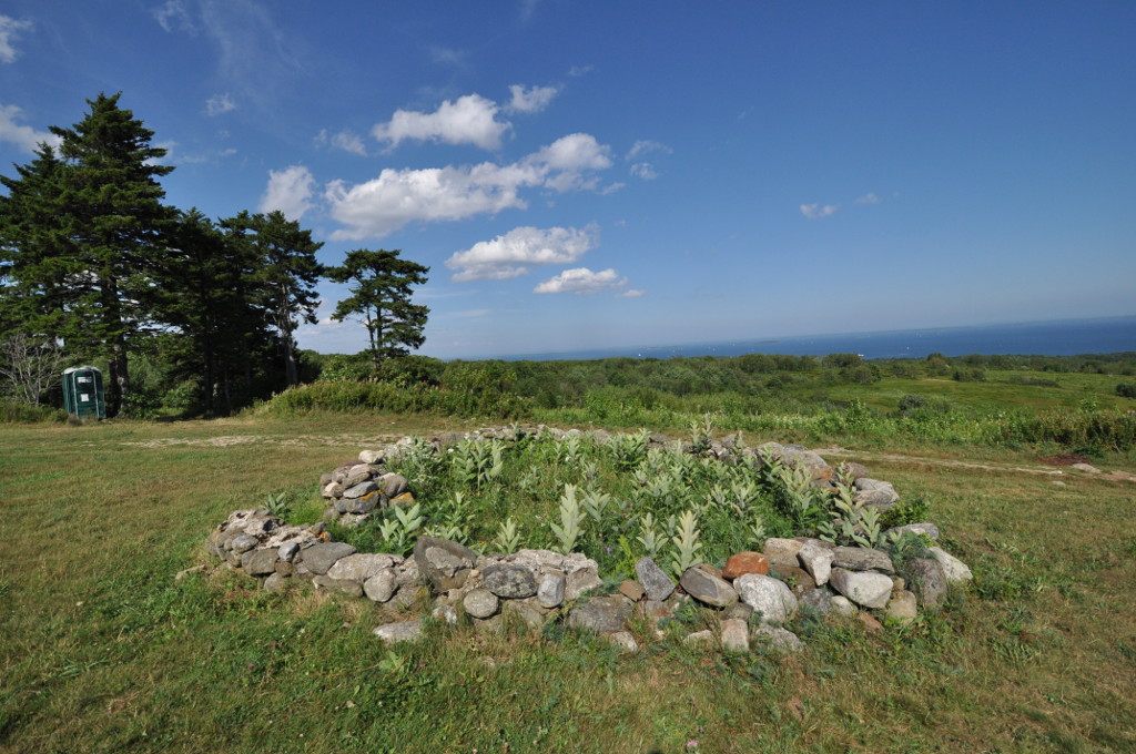 RockportME BeechHillPreserve MysteryStoneRing, Knox County, Maine